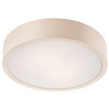Lamkur Round Zylindrische Deckenleuchte Weiß, 2x E27