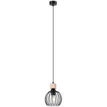 Lamkur Sienna Dome Pendel-Deckenleuchten Schwarz, 1x E27