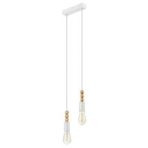 Lamkur Simon Plafón Cluster Suspendido Blanco, 2x E27
