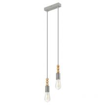 Lamkur Simon Plafoniera a sospensione Cluster Argento, 2x E27