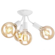 Lamkur Lighting - Lamkur Viggo Plafón Semi Empotrado Multi Arm Blanco , 4x E27