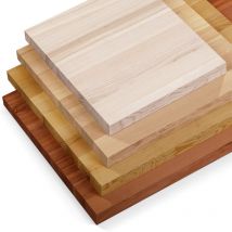 Waschtischplatte, Holzplatte Waschtisch, 180x50 cm (AxB), Roh, ohne Montageset, LWPG-01-A-001-CR - Lamo Manufaktur
