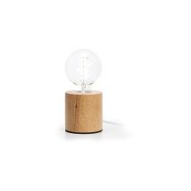 Lamp base - decorative lamp base - oak - cylinder Velleman v-stand-cyl-oak