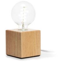 Vellight - lamp base - socle de lampe décoratif - bois de chêne - cubique velleman v-stand-cub-oak