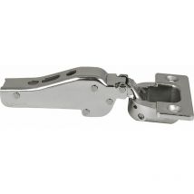 Lamp Schwerlast Möbel Scharnier 95°, Mittelanschlag, mit Feder, vernickelt
