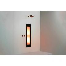 Sunshower - Lampada a infrarossi naturale Solarium Nera One m M0500-M0102
