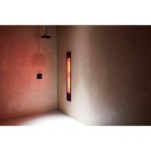 Sunshower - Lampada a infrarossi naturale Solarium Nera pure xl 80064