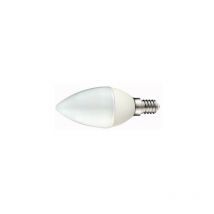 Lampada a led 5,5W bianco caldo E14 a candela diametro 37 mm