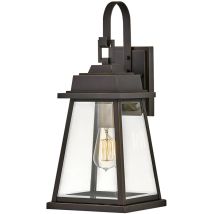 Elstead Hinkley Bainbridge Lanterna Da Parete Per Esterni In Bronzo Lucidato A Olio Con Accenti In Ottone Heritage, Ip44