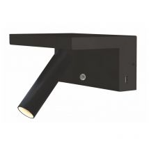 Lampada a parete Beneito Faure BEAM NEGRO 5W 2700K USB dimmerabile 3959