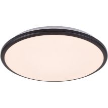 Plafoniera Led Tonda 27 Cm 18w Nera Rabalux Engon Ip20