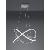Rubin lampadario a sospensione a led 50 cm cristallo con telecomando