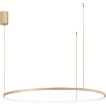 Lampada a sospensione a Led soel D100 cm in metallo verniciato oro