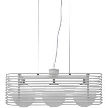 Lampada a sospensione bianco 25 cm x 60 cm H. 120 cm