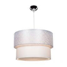 Lampada a sospensione in tessuto Polo MDL2857 colore bianco
