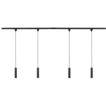 Lampada a sospensione lampada a sospensione su binario mobile a LED lampada da sala da pranzo H 120 cm