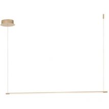 Lampada a sospensione Led in metallo verniciato Oro - GENIUS 120