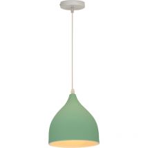 Lampada a Sospensione Moderna Nordica Interna Lampadario da Soffitto Metallo Regolabile Verde Chiaro