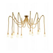 Lampada a sospensione spider rope 10 E27