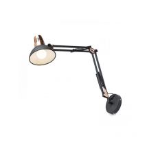 Rendl Light - ante Wandleuchte Schwarz Kupfer 230V E27 28W