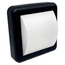 Lampada Applique led 4w nera quadro 220v IP65 illuminazione esternaLuce Neutra Naturale 4200k