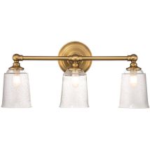 Elstead Feiss Hugeunot Lampada da parete in ottone brunito, IP44