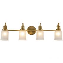 Elstead Quoizel Swell Lampada da parete in ottone spazzolato, IP44