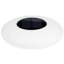Lampada da Esterno Ricaricabile Lucilla, Plastica, Bianco, 25x7x25 cm