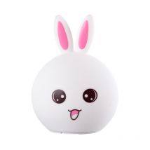 Lampada da notte a led da tavolo per bambini dimmerabile battendo le mani 5VDC/USB 6500K [ho-conejo-ww-cw]