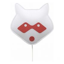 Lampada da parete a led con procione, animale mascherato