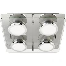 Lightme - Chromia LM85624 Lampada da parete a led GU10 20 w led (monocolore) Cromo