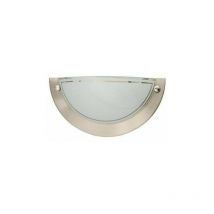 Lampada da parete a mezzaluna led nichel satinato 1xE27 GSC 0701939