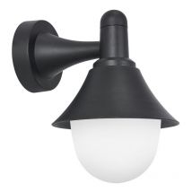 Lampada da parete Alan nera per lampadina E27