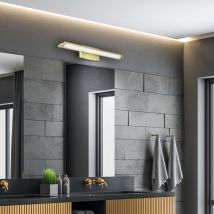 Lampada da parete lampada da quadro lampada da parete lampada da bagno lampada da soggiorno, metallo ottone, dimmerabile cct, led 20W 2300Lm 2700K