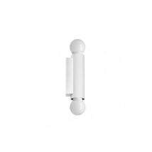 Lampada da parete Linea Light birba w2 biemissione 2xe27 bianco - 9445