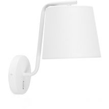Berni Lampada Da Parete Bianca E27 20W Marca Faro