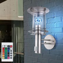 Applique da parete rilevatore di movimento in acciaio inox lampada da esterno lanterna da parete lampada da parete con rilevatore di movimento,