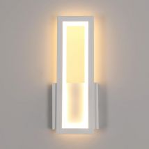 Lampada da parete per soggiorno da 16 w, Lampada da parete per interni rettangolare, Lampada da parete per camera da letto in acrilico, Lampada da