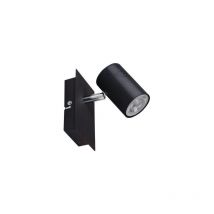 Lampada da parete/soffitto nera Lampadina GU10 10W