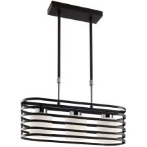 Cristal Cell Lampada a Sospensione Bar Wengé 3 Luci
