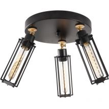 Lampada da soffitto - Nero, 50x50x30