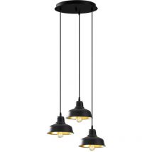 Lampada da soffitto - Nero, 59x59x108