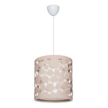 Lampada da soffitto paralume beige con intagli - Summer ASZ1179