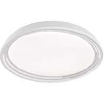Lampada da soffitto plafoniera lampada da soggiorno lampada da camera da letto lampada da corridoio, dimmerabile, vetro acrilico bianco, LED 22W