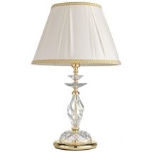 Lampada da tavolo 1306 in vetro soffiato lavorato a mano Oro 40x65 cm