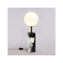 Lampada Da Tavolo A Led In Porcellana 2 Di Spade D 24 Cm Collezione Toiletpaper Home Seletti 15252