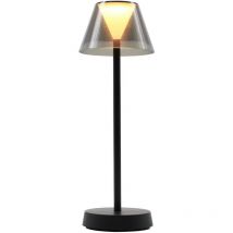 Lampada da tavolo a LED senza fili H34CM BEVERLY BLACK