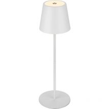 Lampada Da Tavolo Bt10003 Bianco Batteria Ricar.