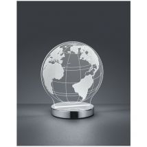 Webmarketpoint - Lampada da Tavolo Cromo Globe Led Dimmerabile L17 cm Trio Lighting