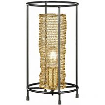 Lampada da tavolo scrittura lampada soggiorno gabbia api luce notturna a nido d'ape lampada oro Honsel 50157